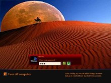 Red Desert Moon