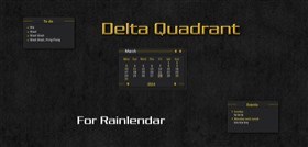 Delta Quadrant for Rainlendar