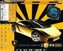 my yellow desktop