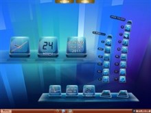 Calendar +Stack+Clocks DockletSkins