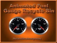 Animated Fuel Gauge Recycle Bin