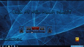 Blue My Mind Media Player Widget