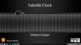 Fabrikk Clock Sidebar Gadget