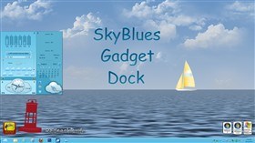 SkyBlues Gadget Dock
