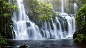 4K Cascading Waterfall