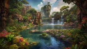 4K Waterfall Lagoon22