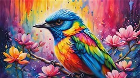 4K Colorful Bird