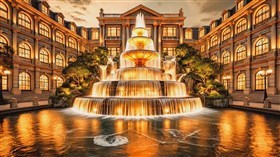 4K Luxury Fountain