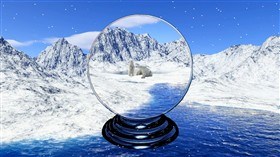 Polar Bear Snow Globe