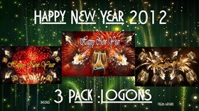 Happy New Year 3pk Logons