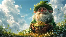 4K Leprechaun Pot of Gold