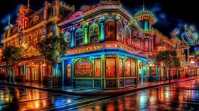 4K HDR Neon Shops