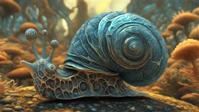 Mandelbulb snail 