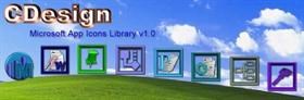 Microsoft App Icons Library v1.0