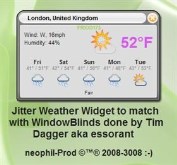 Jitter Weather Widget