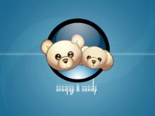 Snuggy and Sandy Wallpack