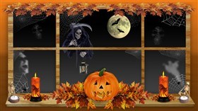 Halloween Window LV