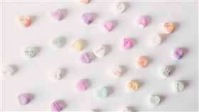 Colorful Valentine Candies