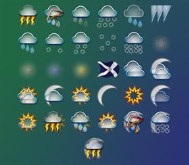 spil's weather icons