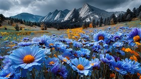 Blu Daisies