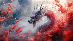 Cherry Blossom Dragon