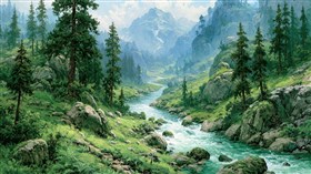 Winding River