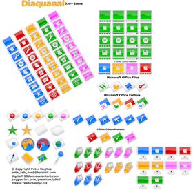 Diaquanal Icon Set