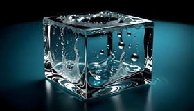 3D ice cube