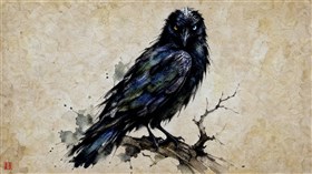  a crow