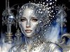 Cyber baroque portrait