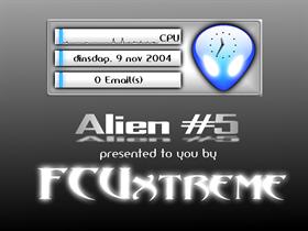 Alien White on Grey