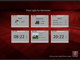 Flare Light Rainmeter