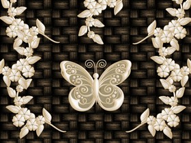 Beige Butterfly