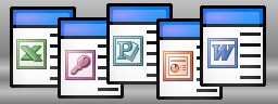 Office man's ms Office icons