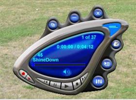 Blue MP3 Player