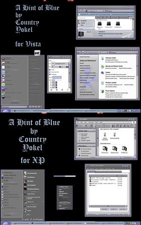 A Hint of Blue.