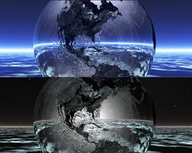 Globe Blue & Night Wall Pack