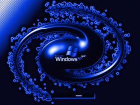 XP SP2 Twirl Blue v2.0 and v2.1