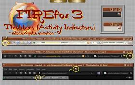 "FIREfox 3" x2 Throbbers
