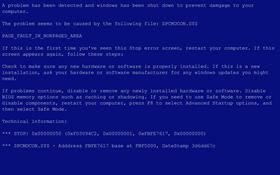 Blue Screen of Death Screensaver