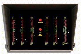 Star Trek Original CPU/MEM Meter