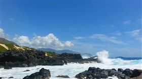 Ocean Waves Oahu Hawaii 