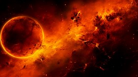 4K Fireball in Space
