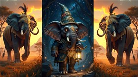 4K Elephant Fun