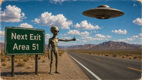 4K Alien Hitchhiker