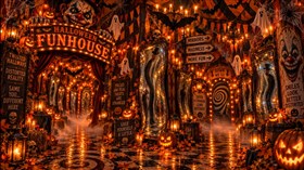 4K Halloween Funhouse