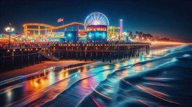 Santa Monica Pier Lights