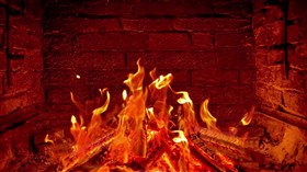 the grand fireplace