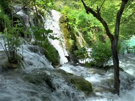 plitvice torrent waterfall
