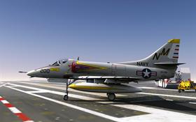 USN A4 Skyhawk Wide Screen